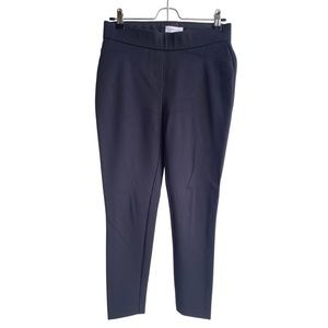 Calvin Klein Ankle Length stretch pant with elastic waist Size 4 Navy Blue